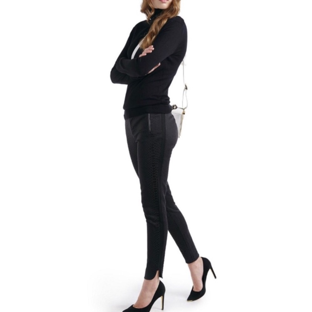 TED BAKER STRETCH SNAKE EFFECT LEGGINGS